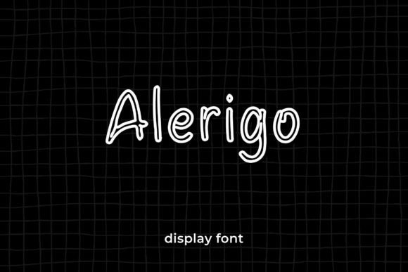 Alerigo: A Display Font for Bold Visual Statements