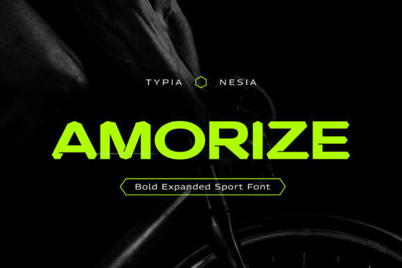 Amorize: A Modern Display Font for Editorial Projects