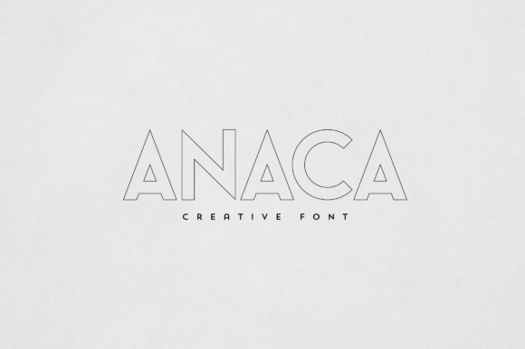 Anaca Display Font for Web Design