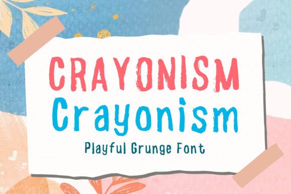 Crayonism Font for Creative Web Design