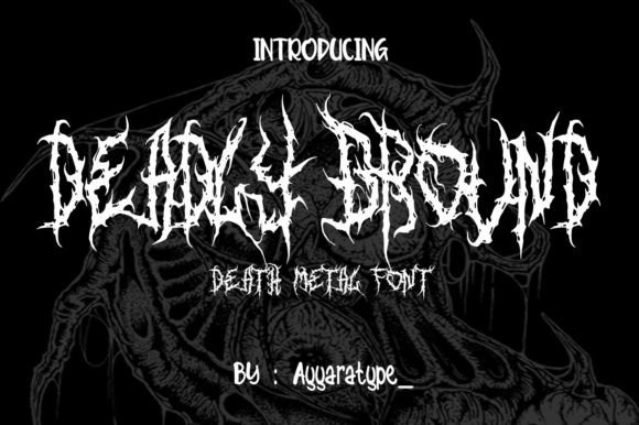 Deadly Ground Font for Web Design