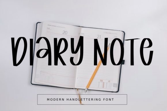 Diary Note: A Quirky Font for Creative Publishing
