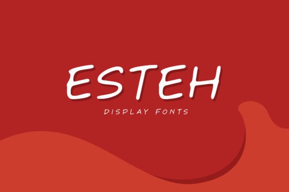 Esteh: A Dynamic Display Font for Bold Campaign Designs
