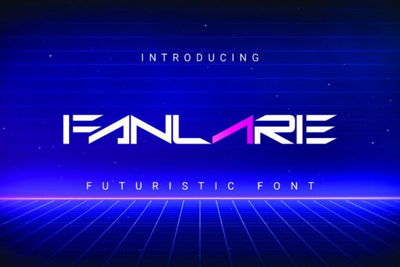 Fanlare: A Futuristic Font for Modern Branding
