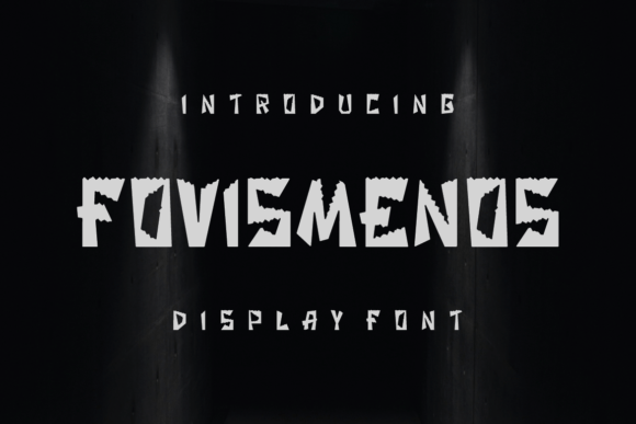 Fovismenos: A Cool Display Font for Handmade Creations