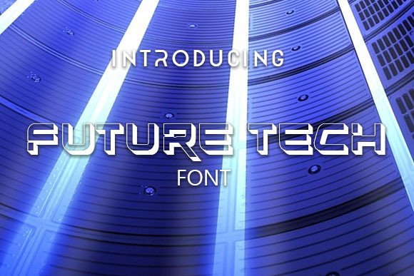 Future Tech Font for Handmade Creations