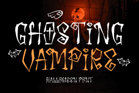 Ghosting Vampire Font for Handmade Creations