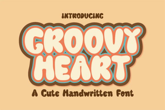 Groovy Heart Font for Web Design
