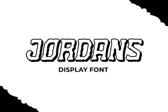 Jordans Display Font for Editorial Design