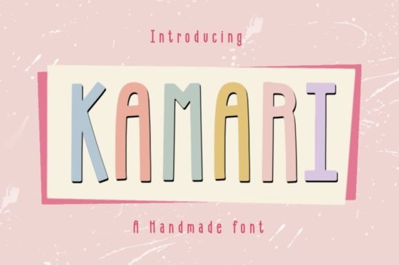 Kamari Font for Campaign Creatives