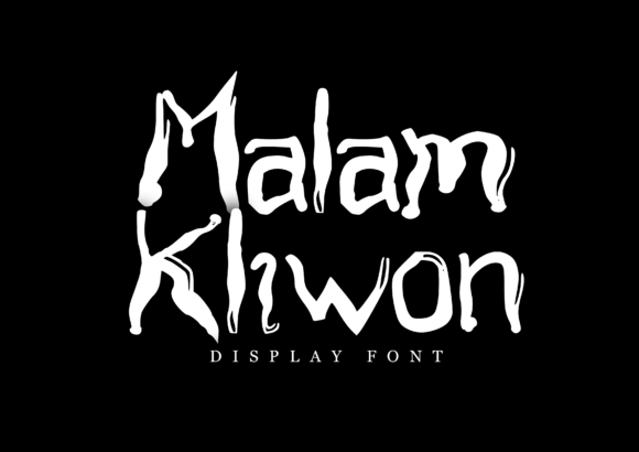 Malam Kliwon Font for Halloween Campaigns