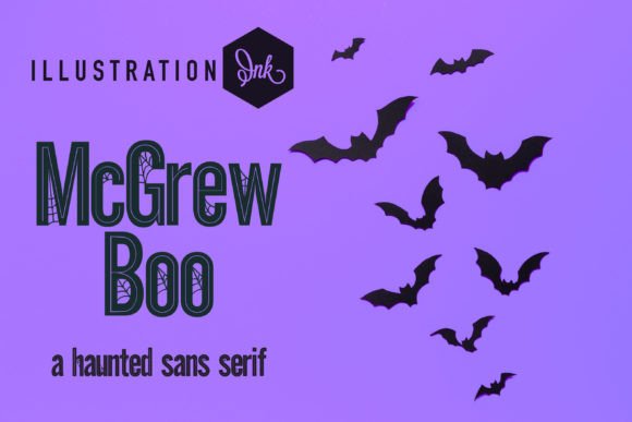 Mcgrew Boo Font for Halloween Branding