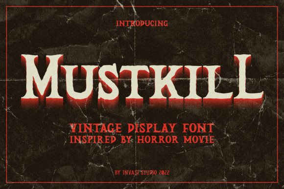 Mustkill Font for Web Design and Branding