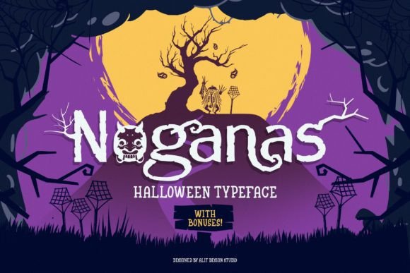 Noganas Font for Editorial Design and Content Creation