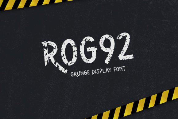 Rog92: The Grunge Font That Boosts Campaign Impact