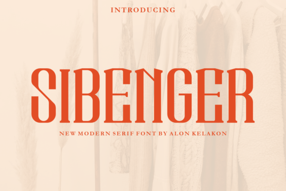 Sibenger Display Font for Web Design
