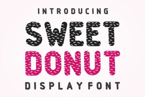 Sweet Donut: A Playful Display Font for Holiday Branding