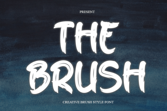 The Brush: A Modern Display Font for Editorial Elegance