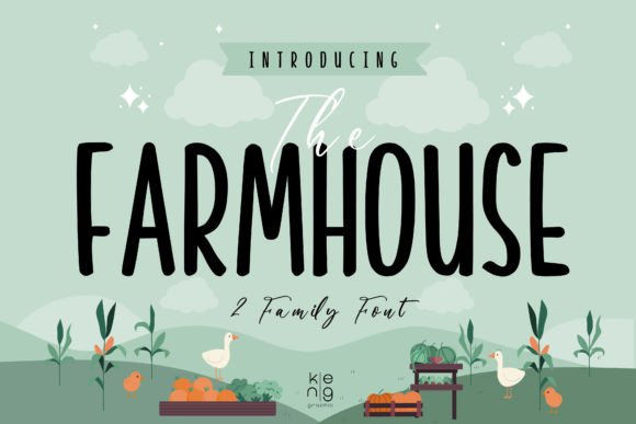 The Farmhouse Font for Handmade Creations