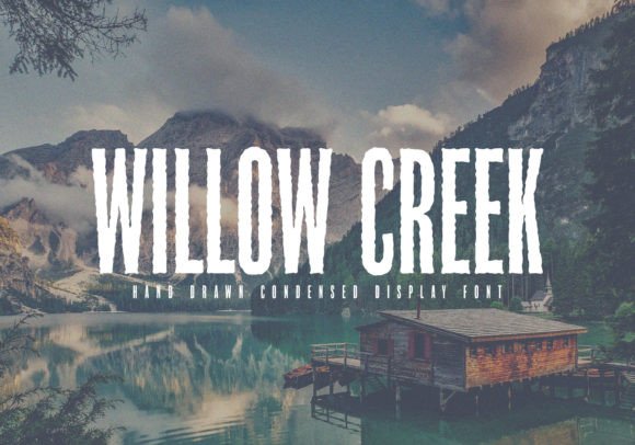 Willow Creek: A Display Font That Elevates Digital Design